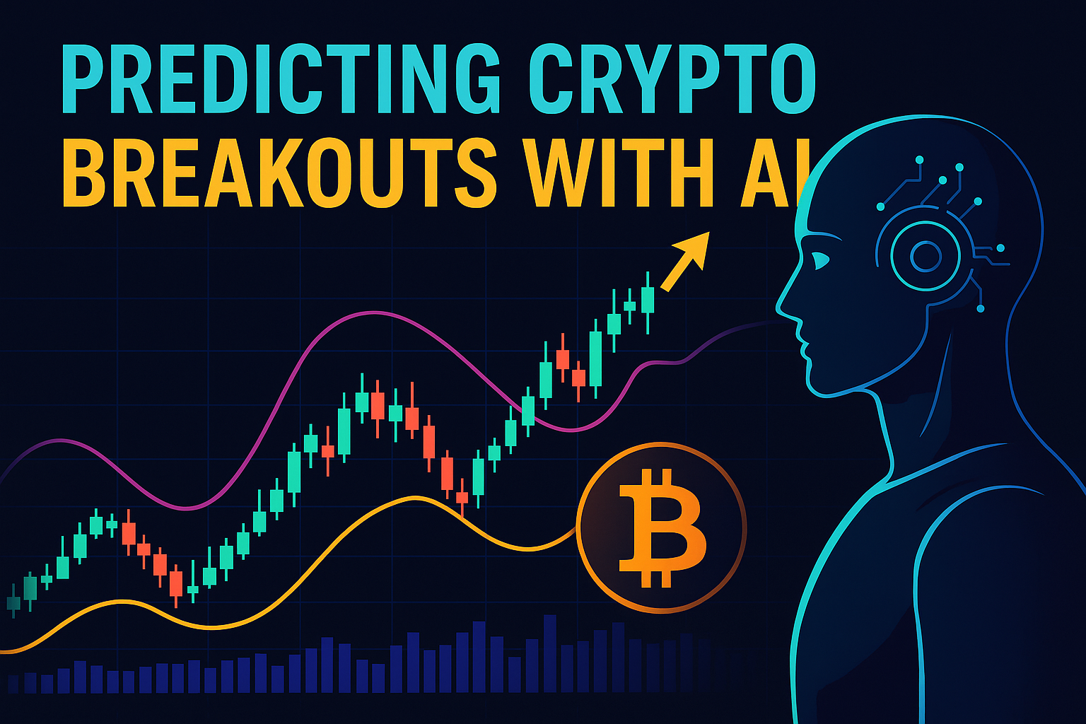 AI-powered crypto trading chart detecting breakout